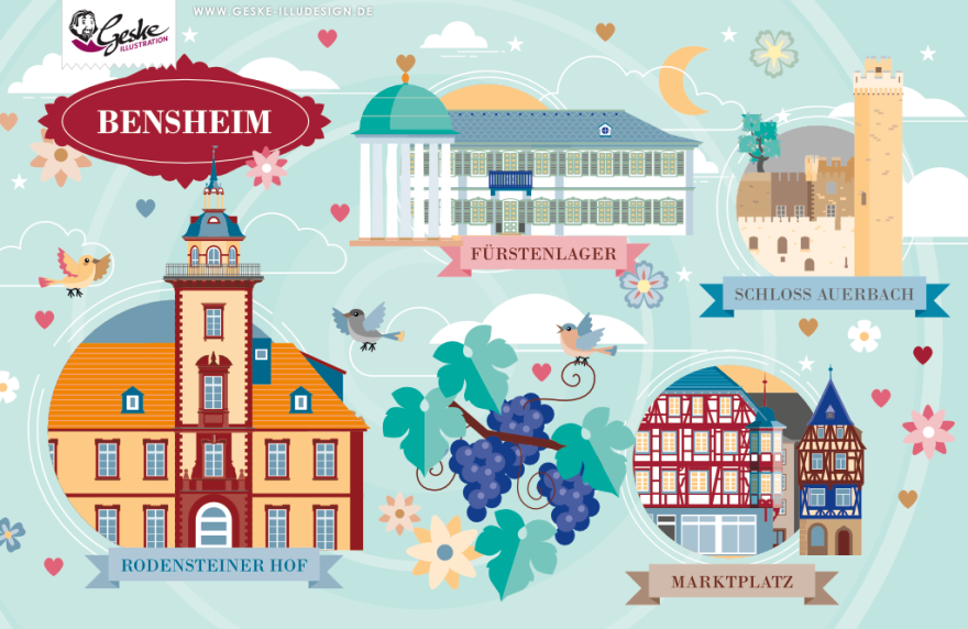 Atregio Städtemarketing "Mintprint": Bensheim